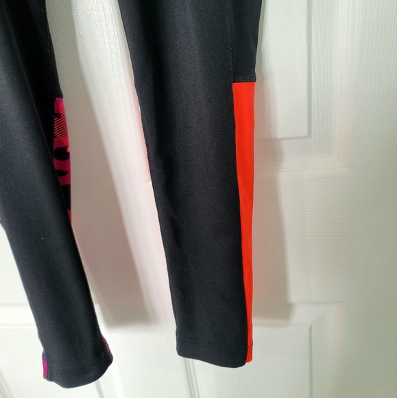 Reebok Playdry Women's Active Graphic Print Pants Tights Leggings Size L - Picture 12 of 15